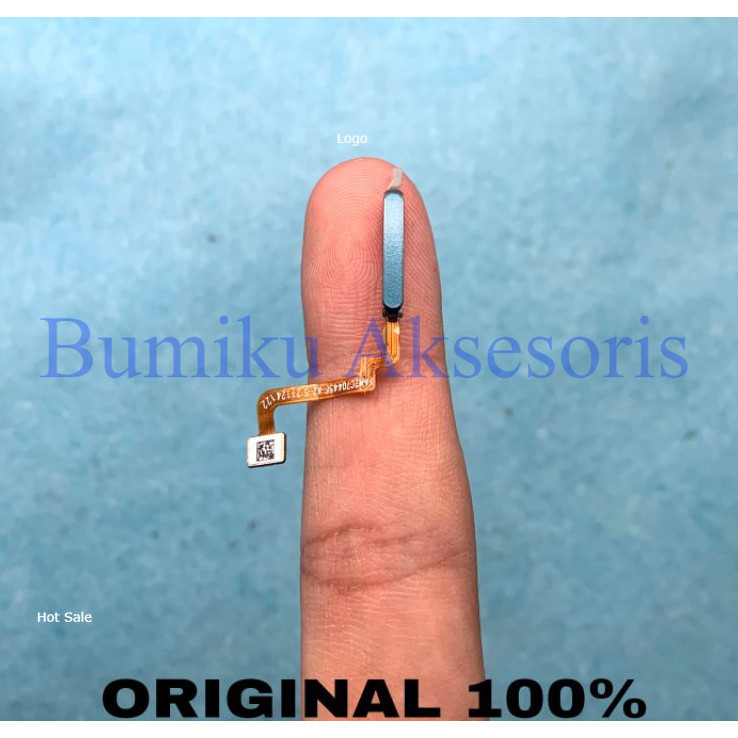 FLEXIBLE FINGERPRINT FINGER SENSOR SIDIK JARI XIAOMI REDMI NOTE 10 5G / POCO POCOPHONE M3 PRO  COPOT