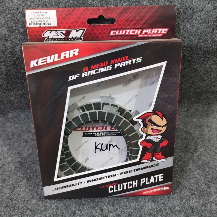 TERMURAH KAMPAS KOPLING KEVLAR 4S1M FR80 PNP FIZR JUPITER Z VEGA R ORIGINAL