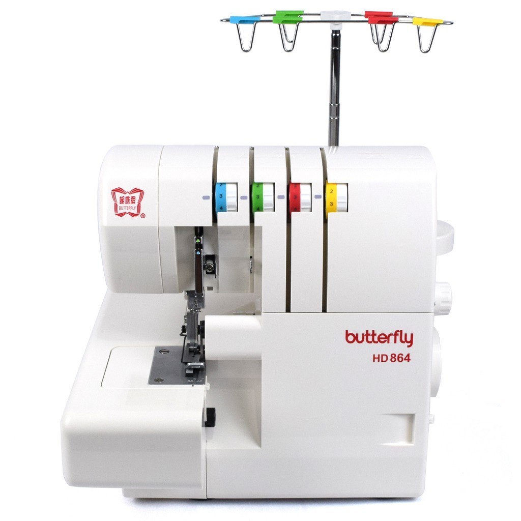 BUTTERFLY HD 864 Mesin Obras dan Neci Portable