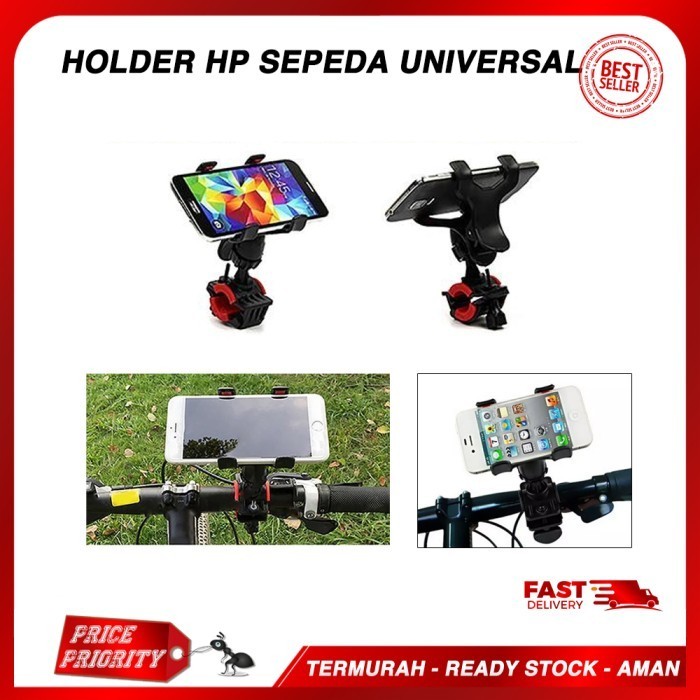 Holder HP Handphone Sepeda / LAZYPOD SEPEDA / Dudukan HP map UNIVERSAL
