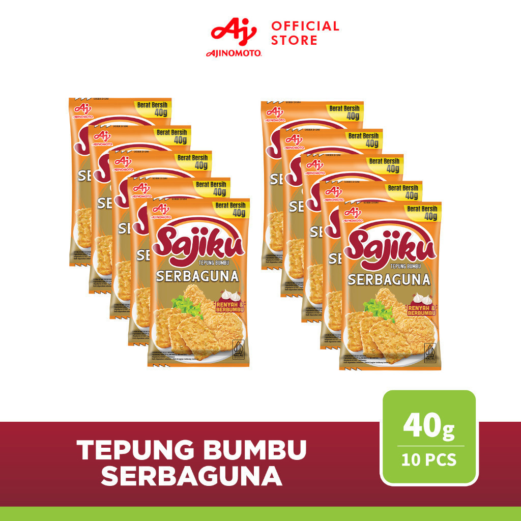 

SAJIKU® Tepung Bumbu Serba Guna Sachet 40g (10 pcs)