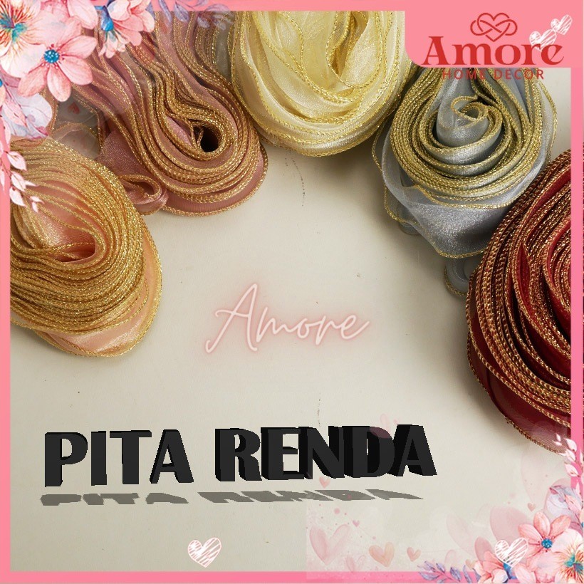 

AMORA - 1 Roll [5 Meter] PITA FISHTAIL WAVE GELOMBANG LIST GOLD.LEBAR 4CM - PITA ORGANDI | PITA ORGANZA - Pita Fishtail 4cm Pita Korea Pita Renda Gelombang Ribbon Fishtail Pita Buket