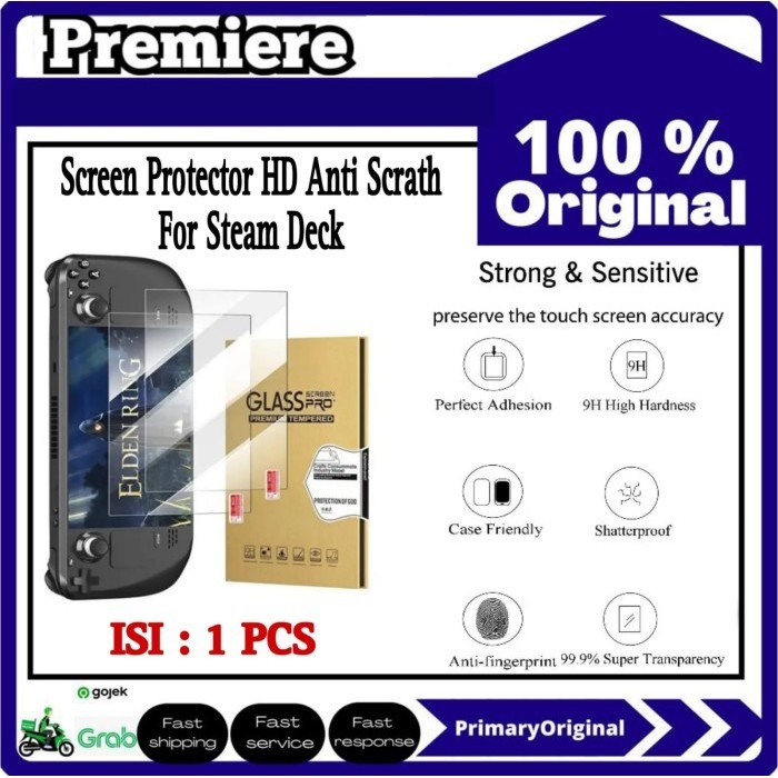 Tempered Glass For Steam Deck SteamDeck PREMIERE HD Anti Scratch