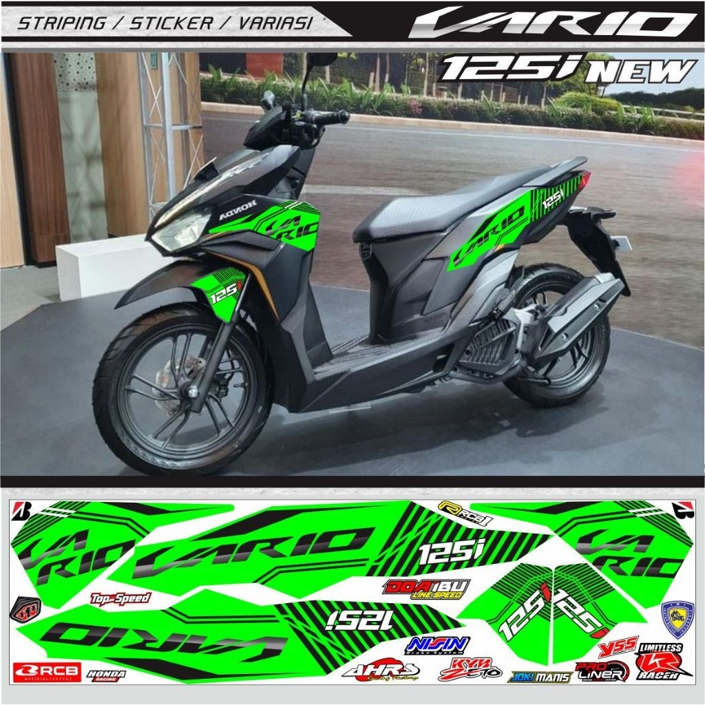 stiker motor vario gn2 125 new 2023 2024 variasi / stiker motor new vario 125 VARIASI LIST