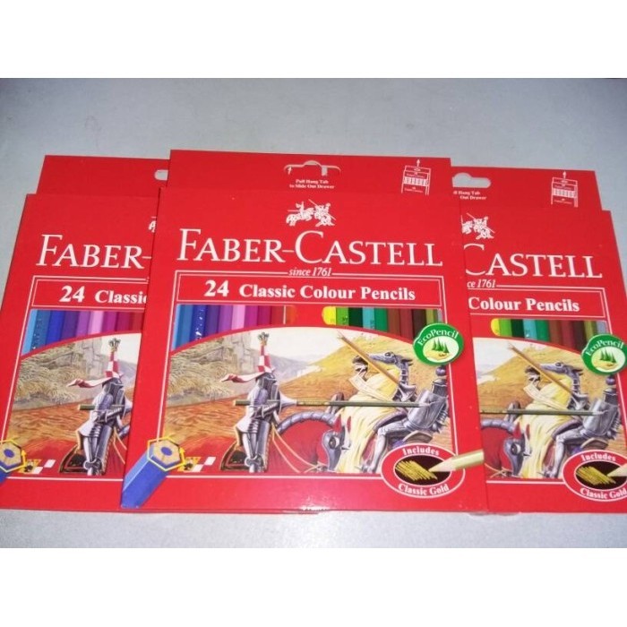 

✨LARIS✨ -Pensil Warna Faber Castell Classic isi 24