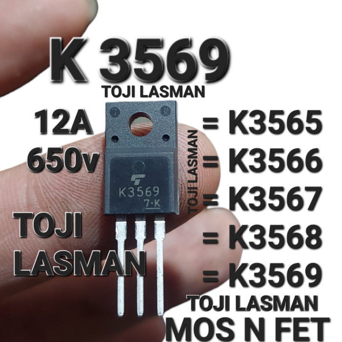 ( K3569 ) K3565 K3566 K3567 K3568 2SK K 3565 3566 3567 3568 3569 650V -ASK25