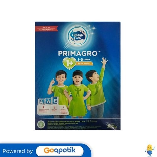 

Frisian Flag Primagro 1+ Usia 1-3 Tahun Rasa Madu 360 Gram Box