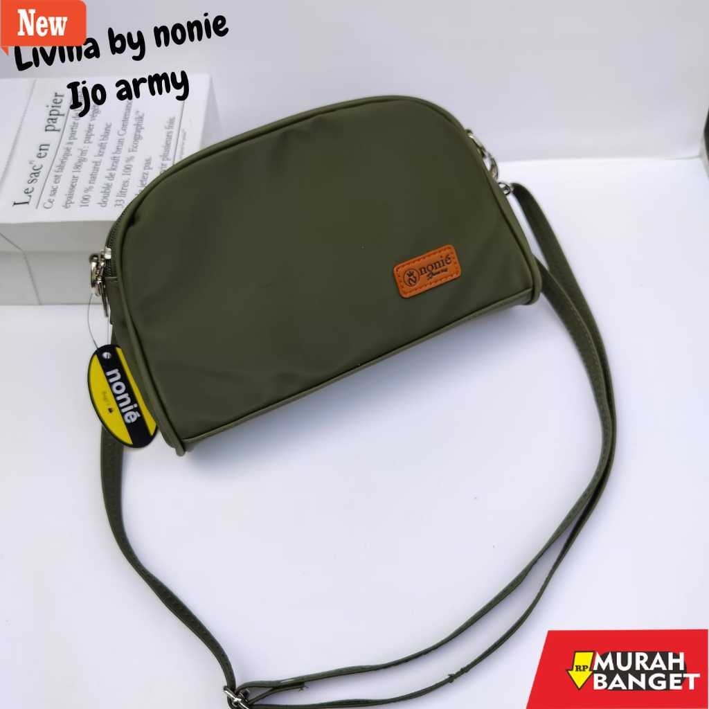 Tas Bulan Sabit Wanita TAS SLEMPANG LIVINA BY NONIE/ TAS WANITA/TAS MURAH/TAS KEKINIAN/TAS TERLARIS/