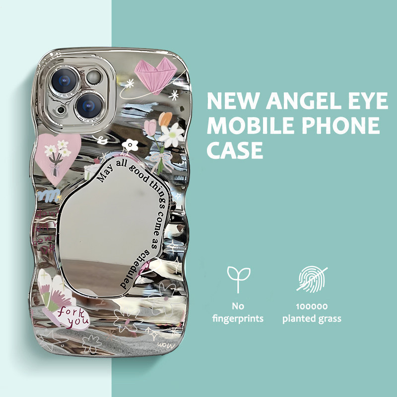 Bagus Mirror Case Cermin Casing  Hp Vivo Y02 Y11 Y02T Y15S Y15A T1 Y10 IQOO Y02S Y16 Y35 Y53T Y17Y30
