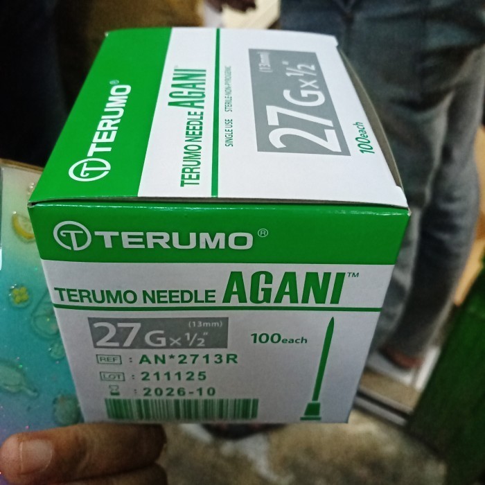 Needle 27G terumo.