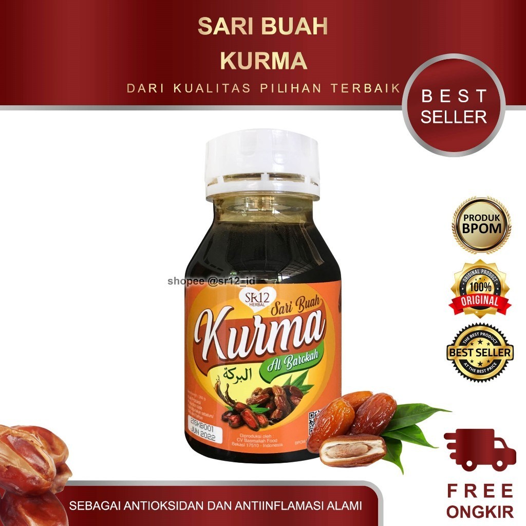 

SARI KURMA SR12 / SARI BUAH KURMA AL BAROKAH SR12 / SARI KURMA ASLI / MENINGKATKAN STAMINA TUBUH / MENCEGAH ANEMIA