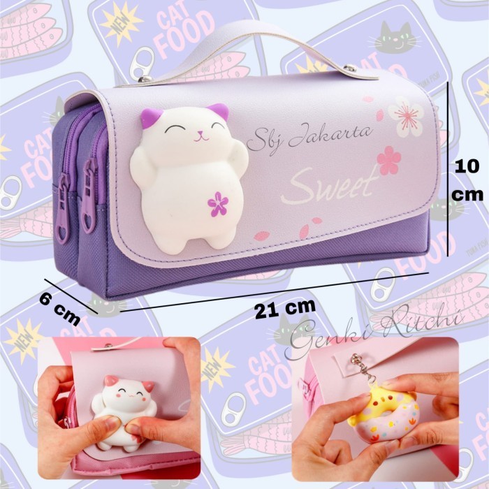 

✨NEW✨ -Tempat Pensil Kotak Pensil 2 Layer Squishy delicious Pensil Case SB723 - TAKE OFF