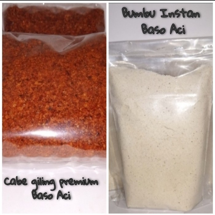 

PG BUMBU BASO ACI INSTAN & CABE BASO ACI - 1/2 kg, Asin