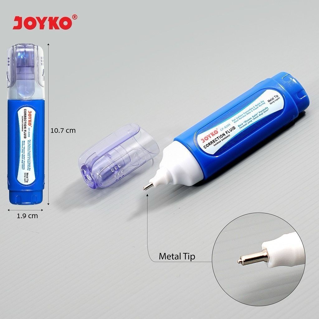 

Correction Fluid Cairan Koreksi Penghapus Cair Joyko CF-S209 | Tipe X Cair