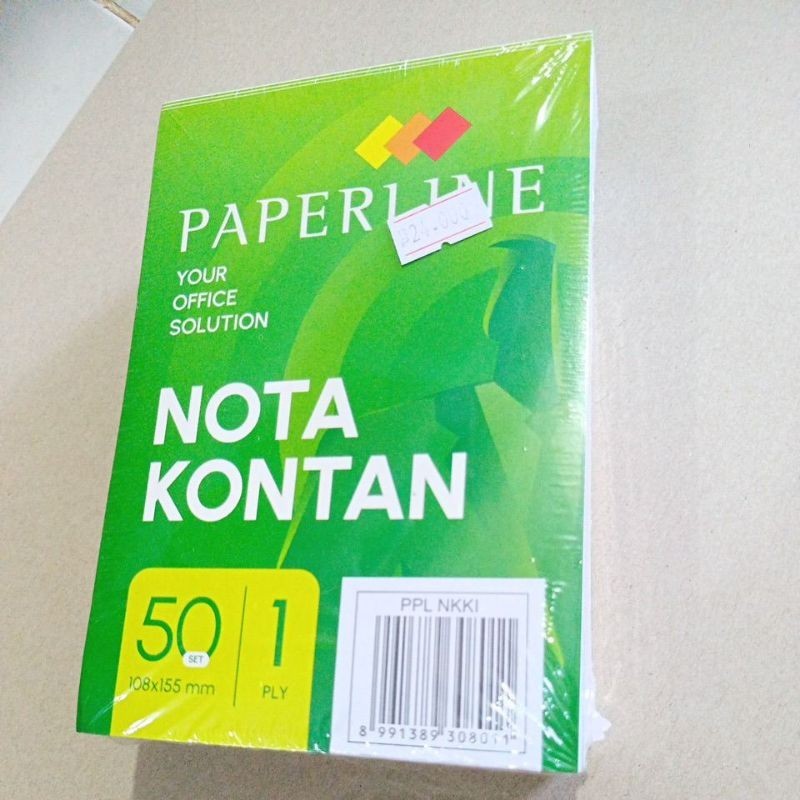 

NOTA PAPERLINE 1 PLY KECIL PACK (ISI 10 NOTA) - ABO