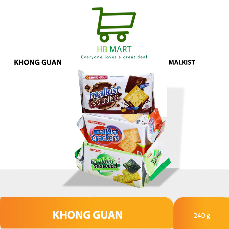 

KHONG GUAN MALKIST 135 g / MALKIST COKLAT / MALKIST CRACKERS / MALKIST SEAWEED