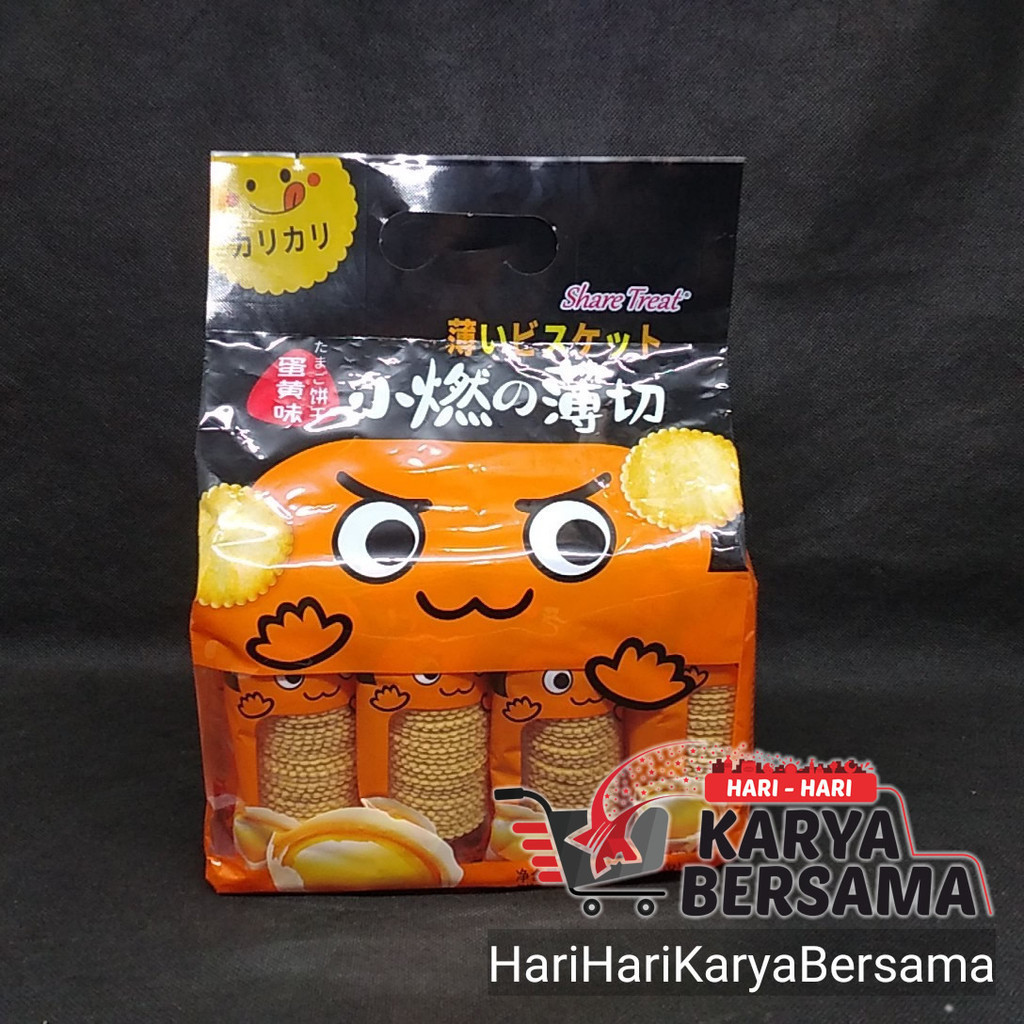 

BAIRONG SHARE TREAT EGG YOLK FLAVOR BISCUITS 360GR