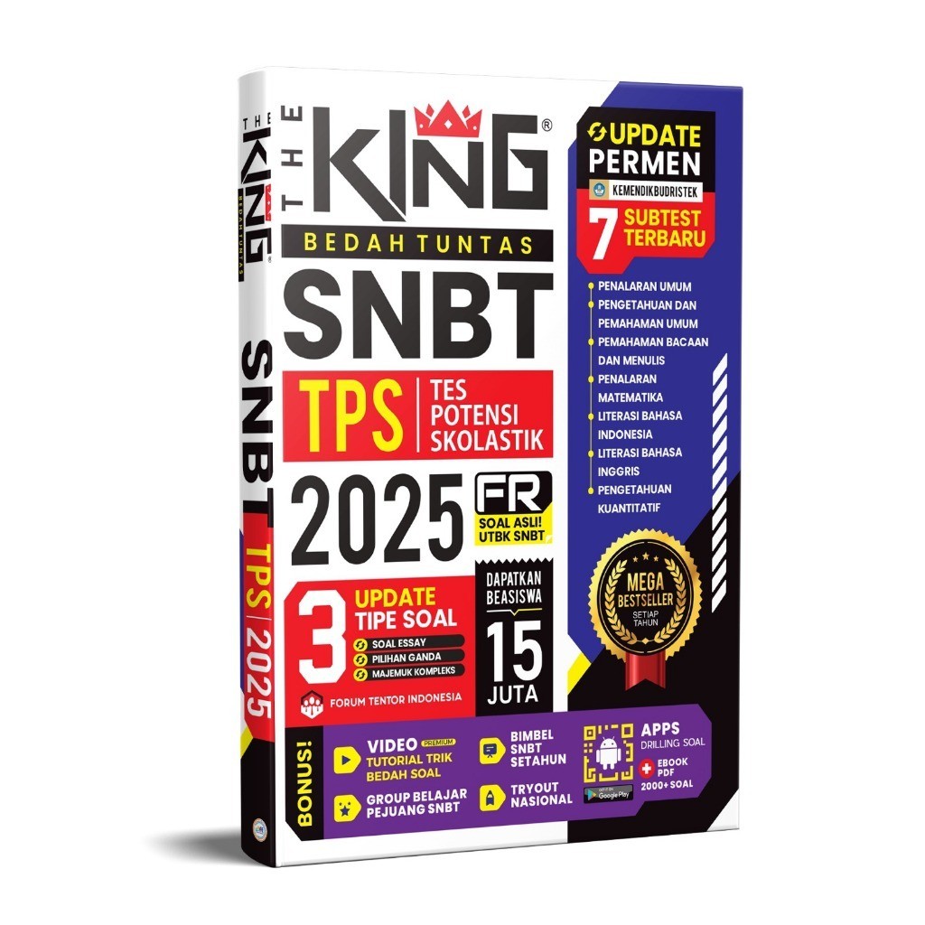 The King TPS SNBT 2025 The King Bedah Tuntas Tes Potensi Skolastik SNBT 2025