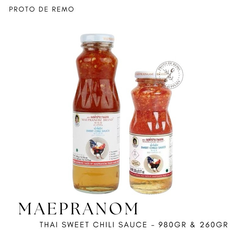 

Maepranom Thai Sweet Chili Sauce 980gr & 260gr