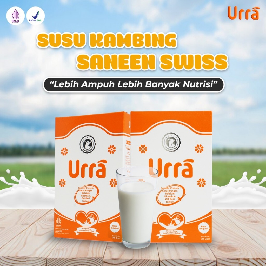 

Bisa COD Urra Paket 1 BOX SUSU URRA - Susu Kambing Saneen Asal Eropa Sehatkan tulang dan Rendah Kasein