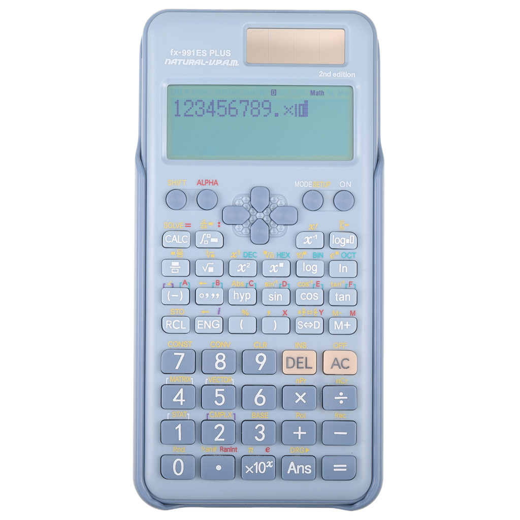 

Be Prepared For Any Equation With Multifunctional FX-991ES PLUS Calculator Durable Scientific Exam