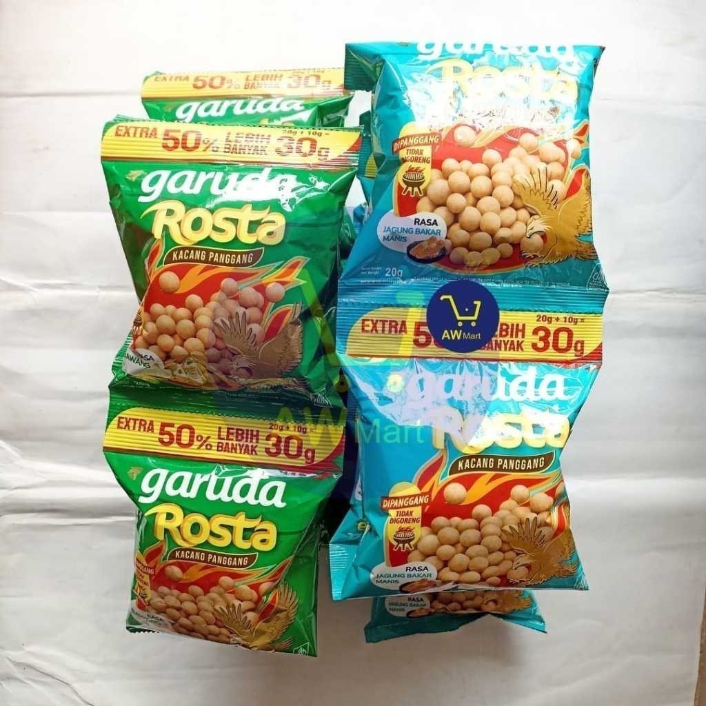 

GARUDA ROSTA RENCENG ECER 2000 ISI ( 10 SACHET X 20 GRAM ) - KARUDA KACANG PANGGANG RENCENG ECER 2000