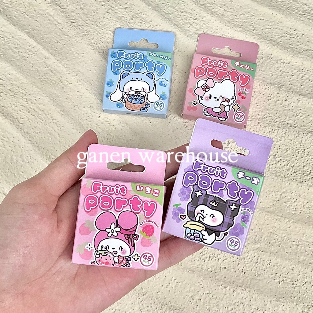 [GW] Sanrio 45pcs Sticker DIY Kartun Stiker Dekorasi