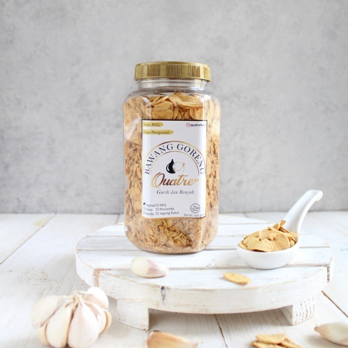 

[[ K23 - BEST SELLER ]] Bawang Putih Goreng 250 gram - Iris