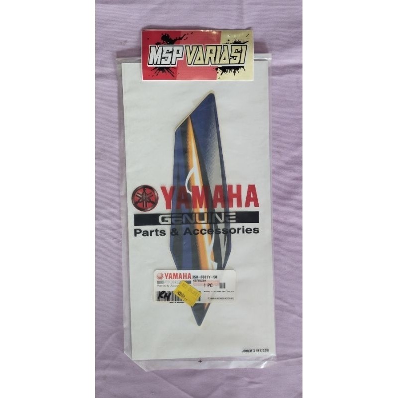 Striping Motor  Yamaha Vega R 2007 RUJI Biru Silver Original Ori asli Yamaha Genuine Part