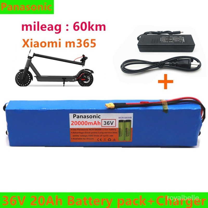 Baterai Skuter 36V 20Ah Xiaomi Mijia m365 36V 20000mah Skuter Listrik Papan Baterai BMS Xiaomi m3
