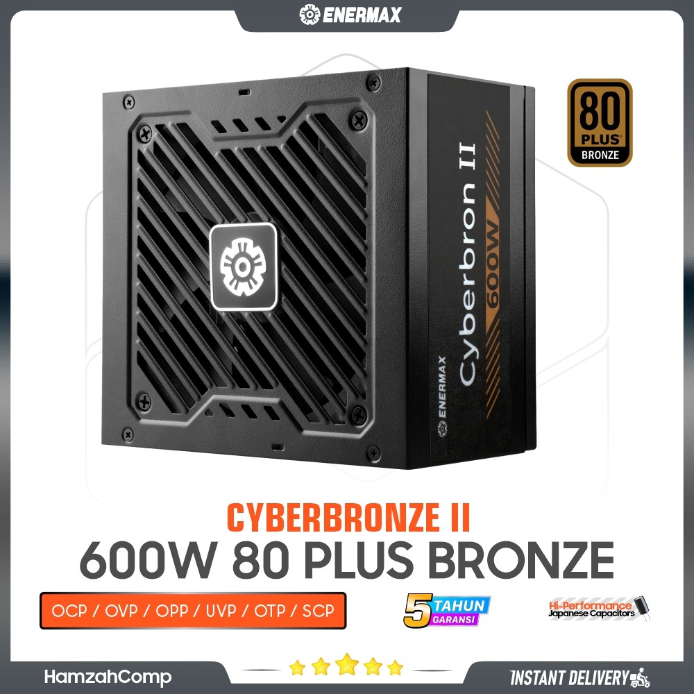 ENERMAX CYBERBRON II 600W 80 Plus Bronze PSU / Power Supply 600 Watt