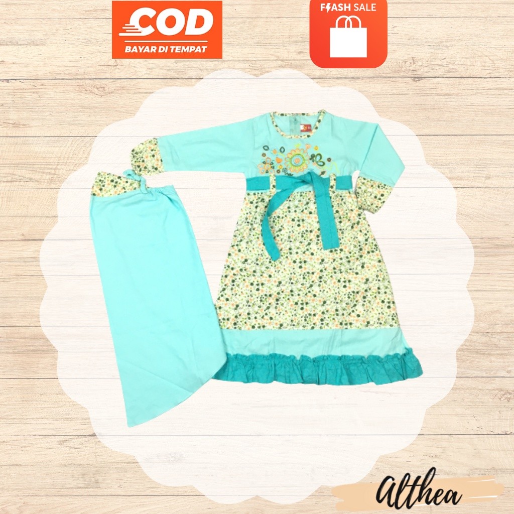 Baju LebaranGAMIS By ALTHEA KIDS | TUNIK TERBARU 2023 LEBARAN | DRESS ANAK 7-8-9-10 TAHUN | JILBAB I