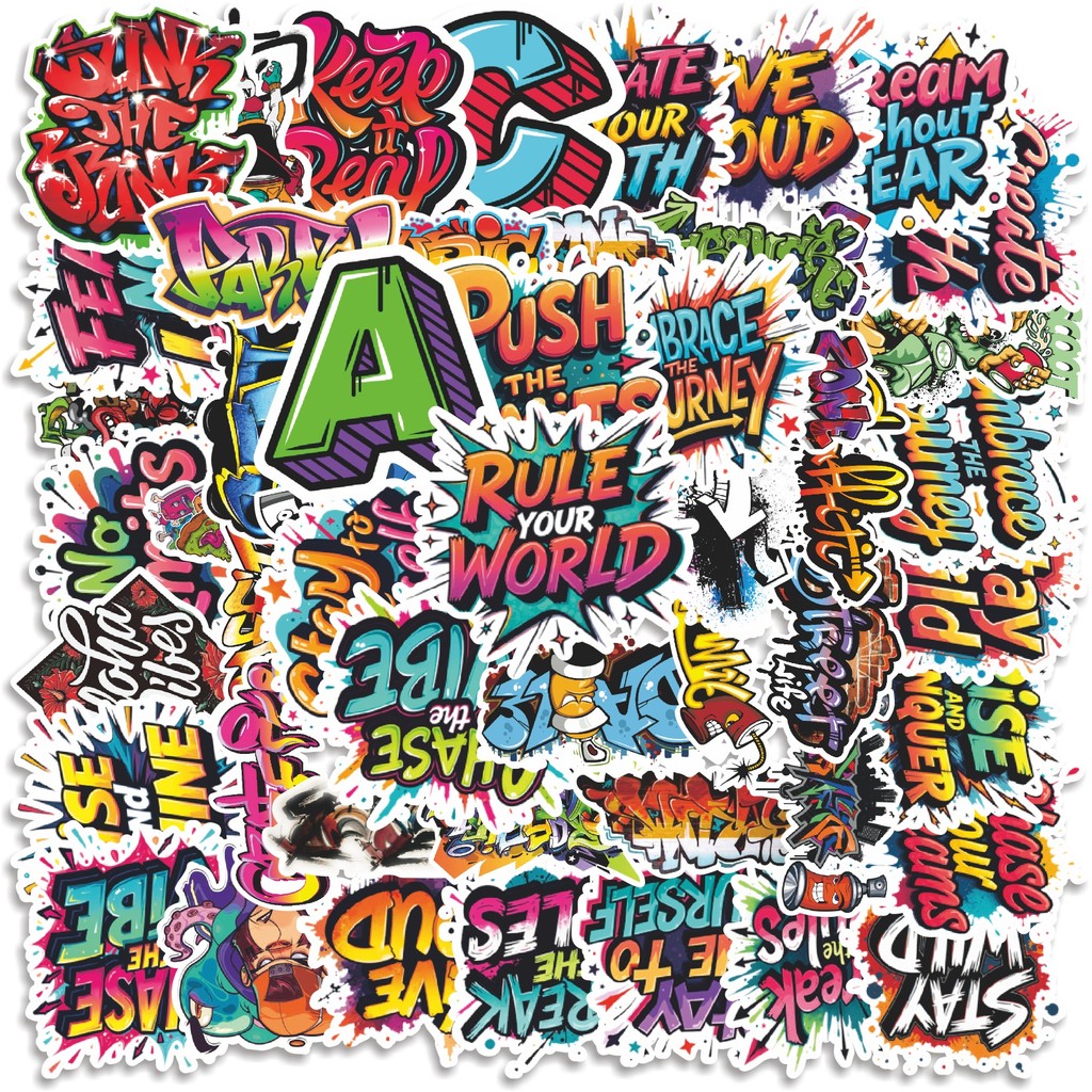

COD 50 Pcs Stiker Small Fresh Graffiti Lucu Anti Air Untuk Dekorasi Notebook Sepeda Skateboard Handphone