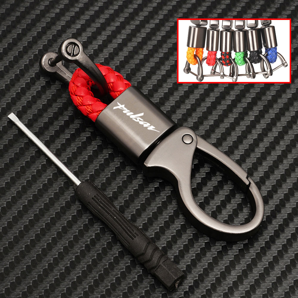 Custom Moto Keychain For Bajaj Pulsar Ns Rs 200 NS200 RS200 V2 AS 200RS 200NS 200AS 150 Keyring Key 