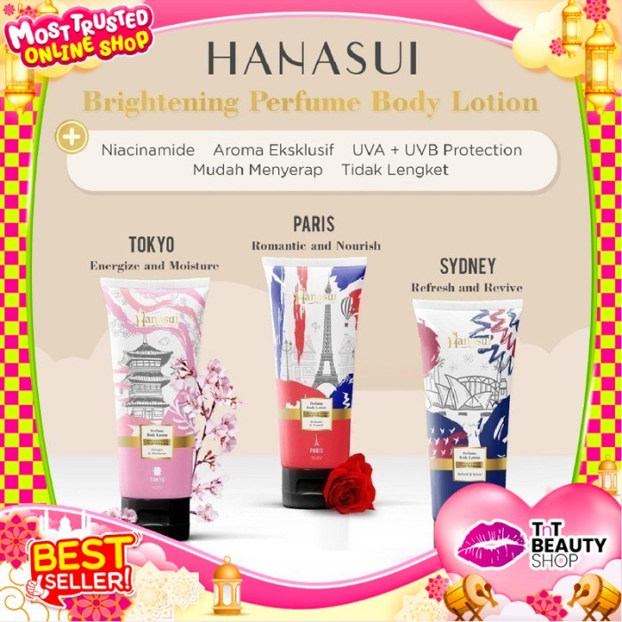 Hanasui Brightening Hand Body Lotion - 180ml | TnT Beauty Shop