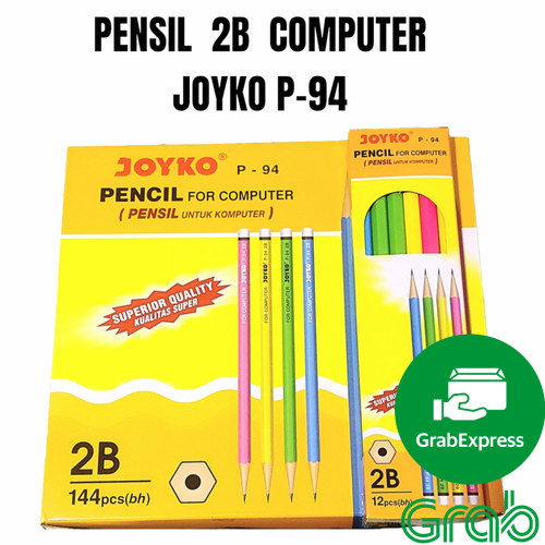 

Pensil 2B Joyko P94 LUSIN atk Pensil 2B Joyko P94 P121 Warna Warni