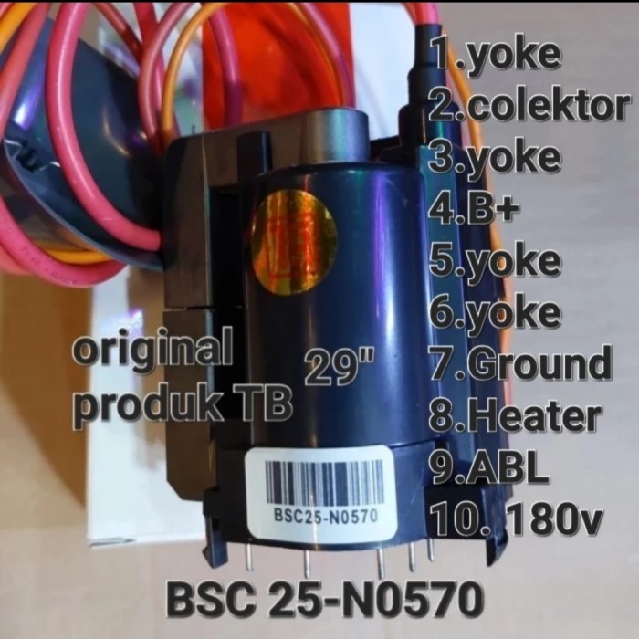 BSM playbcak flyback bsc 26 27 bsc27-z1001 bsc25-n0719 n0570 tv 29