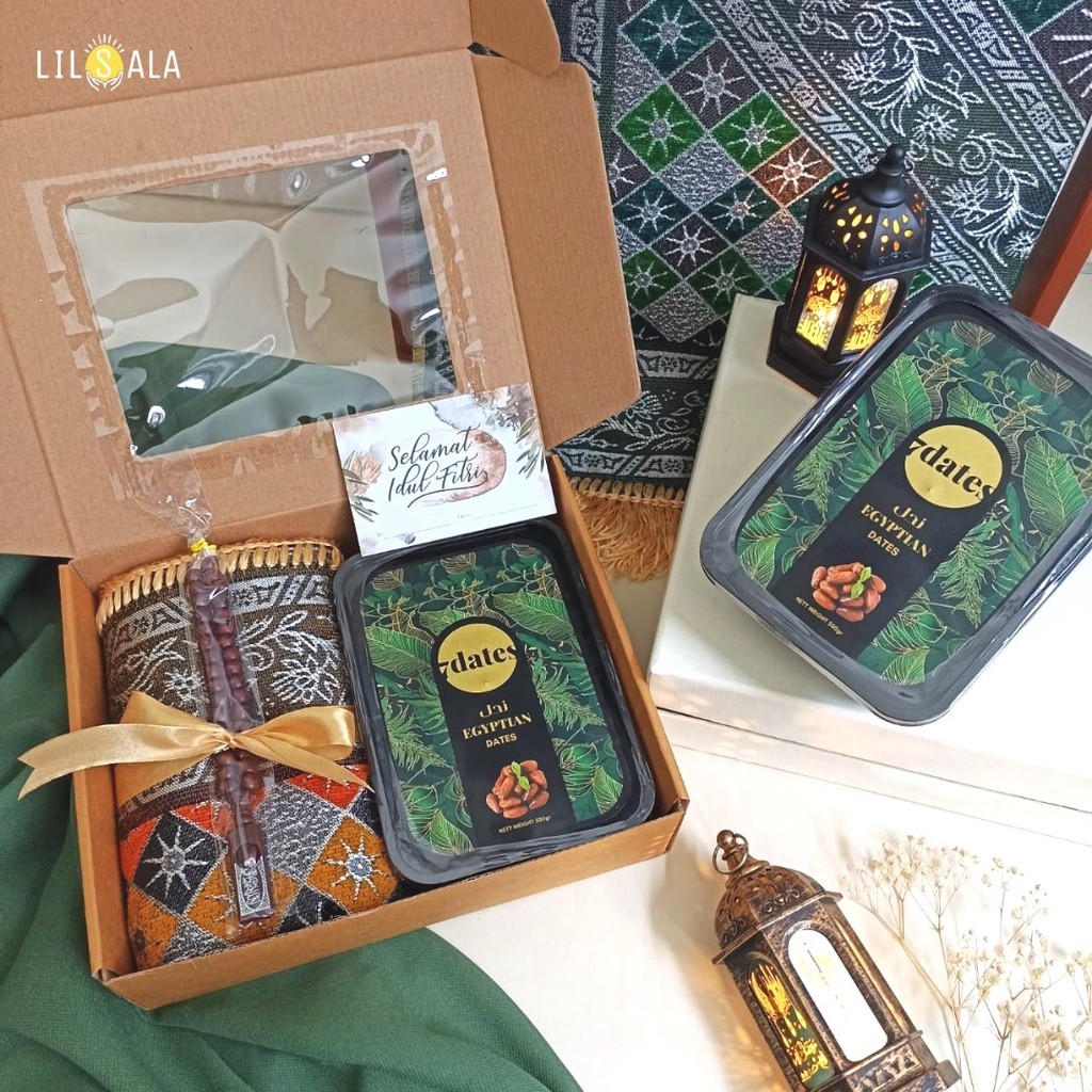 

[BKURMA] Hampers Lebaran Kurma 7dates dan Sajadah Turkey Dewasa Idul Fitri Parcel Ramadhan/ langsung proses