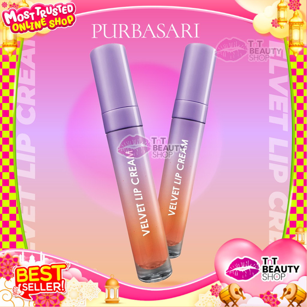 Purbasari Velvet Lip Cream - LipCream - Lipstik | TnT Beauty Shop