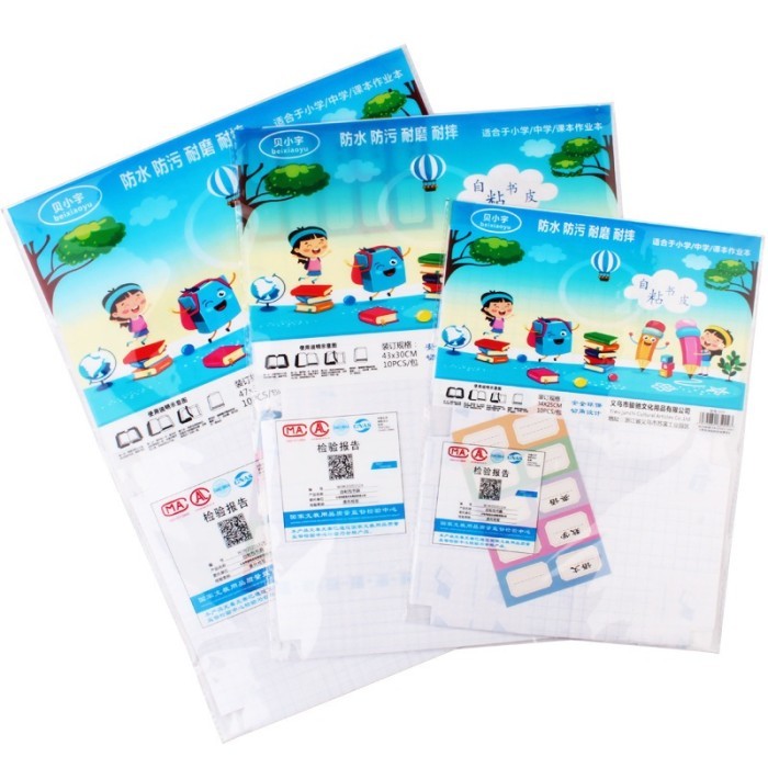 

JIUCHON Sticker Sampul Buku Diamond Transparant Isi10 Lembar/Pelindung Buku/Self Adhesive Book Cover