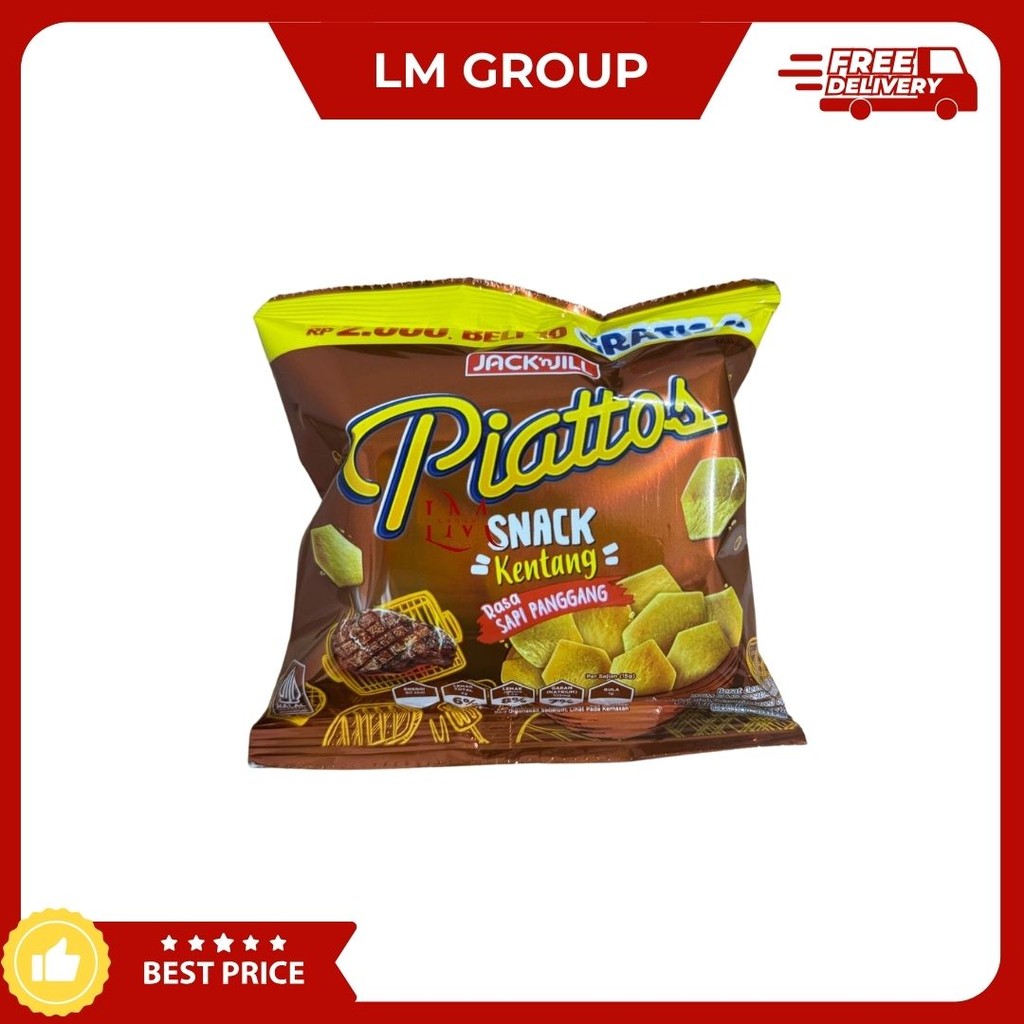 

[SERBA 2000] Piattos Snack Kentang Rasa Sapi Panggang 1 pcs 15gr