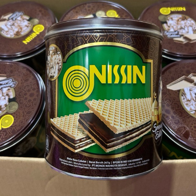 

Nissin Wafer Kaleng 267 gr Special Edition [Mbah Kumis]