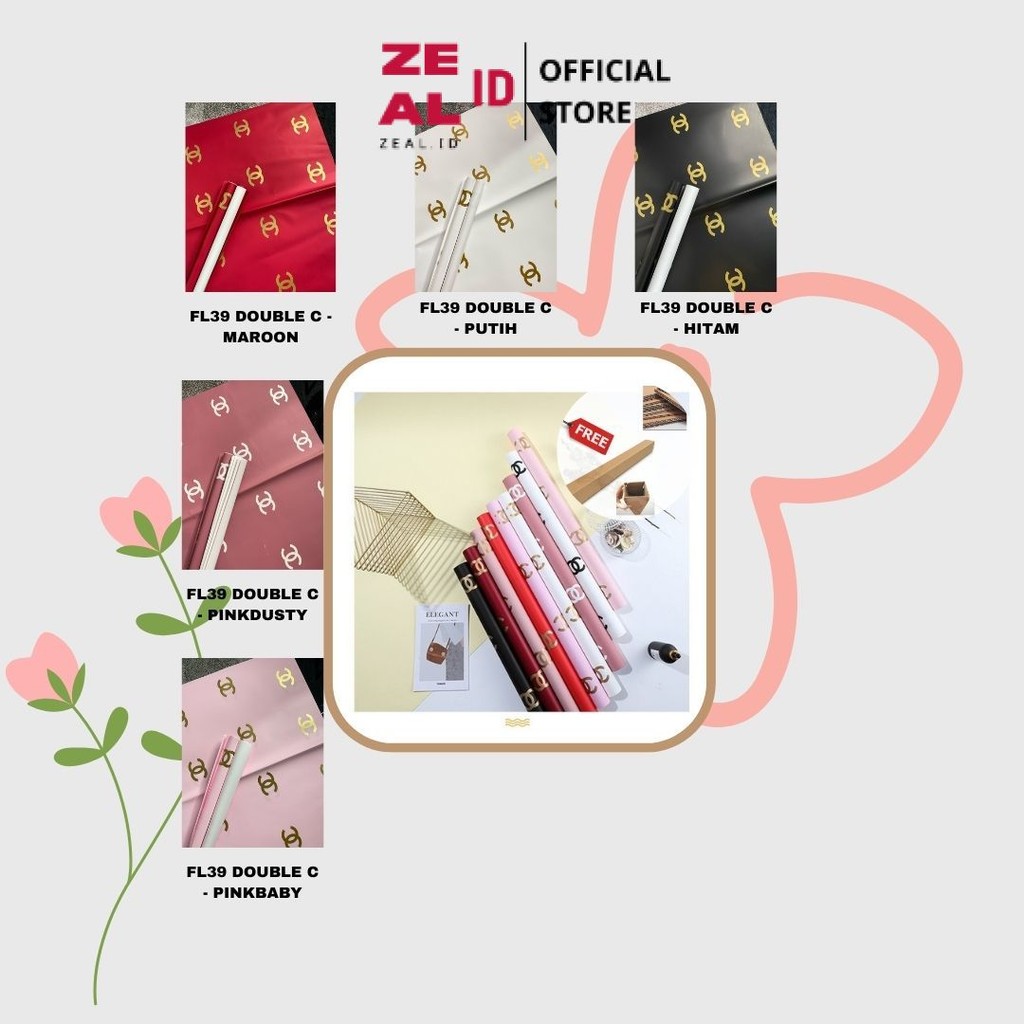 

ZEAL-ID - FL39 BRAND Kertas Bunga Paper Buket Motif Cellophane