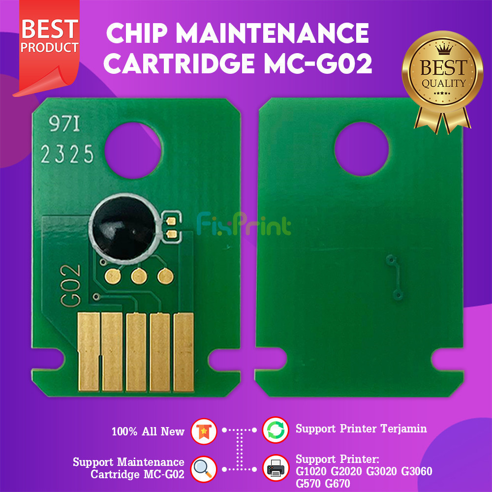 FixPrint Busa Maintenance Box Cartridge MC-G02 Chip / IC Eprom G1020 G2020 G3020 G3060 G570 G670