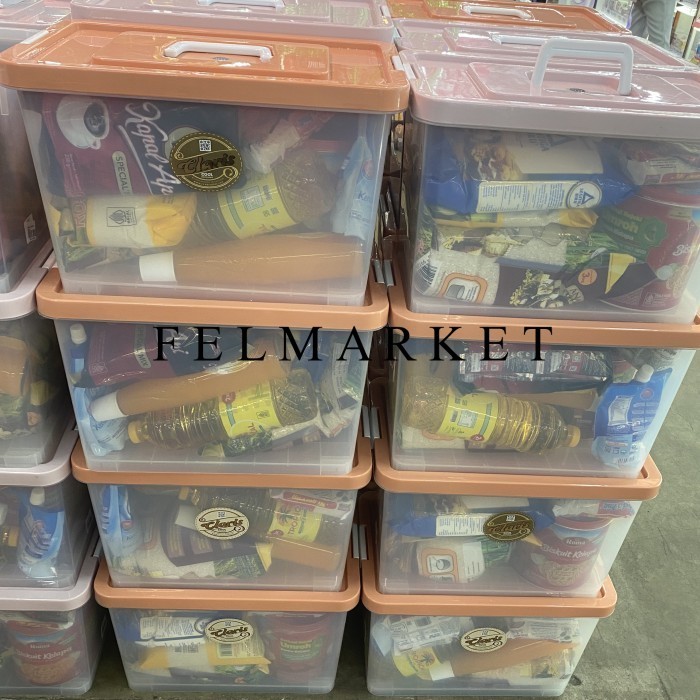 

Hampers Sembako Lebaran Lengkap Free Cont Box / Paket Sembako Lengkap B / Box