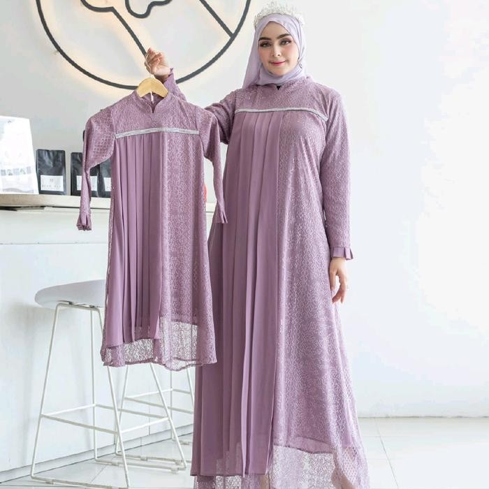 GAMIS MODERN AIRA COUPLE ASSYFA GAMIS COUPLE IBU ANAK GAMIS TULLE GAMIS KONDANGAN SERAGAM PESTA OOTD