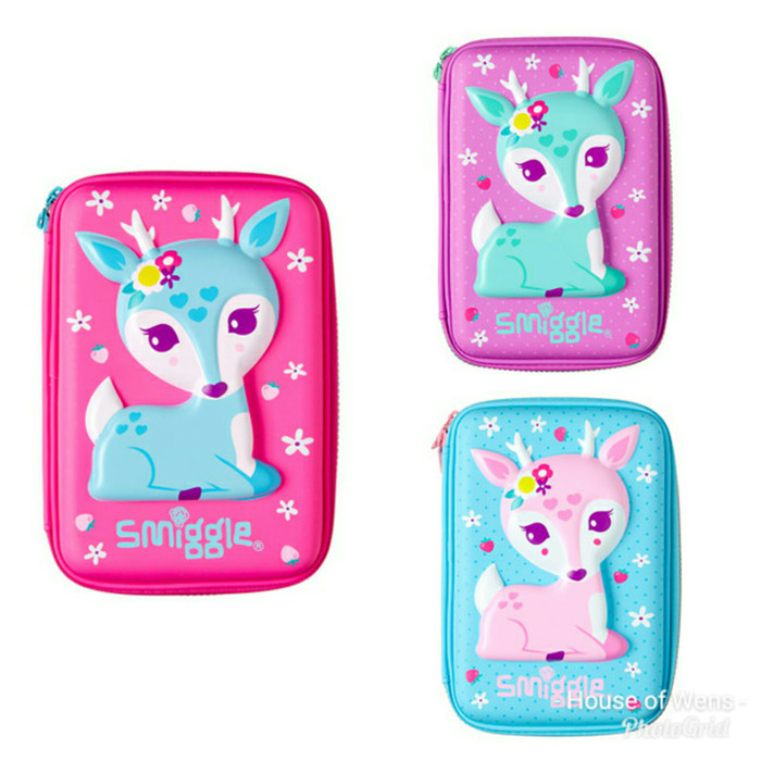

[New]PROMO SMIGGLE DEER HARDTOP - TEMPAT PENSIL SMIGGLE - Fuchsia