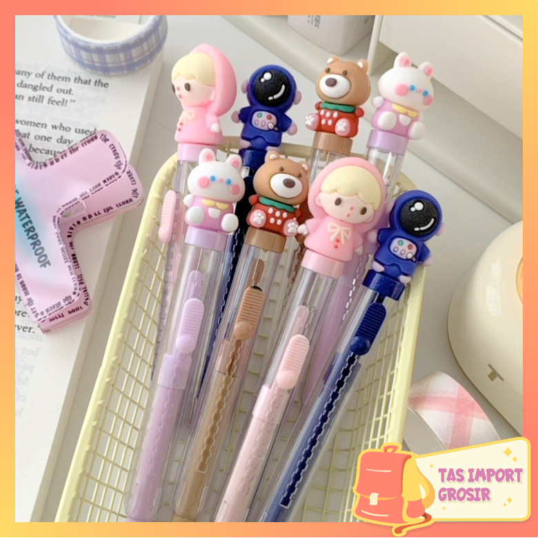 

TAS - S6304 Penghapus Mekanik Untuk Pensil / Mechanical Eraser For Pencil / Penghapus Motif Karakter Lucu / Cute Mechanic Eraser