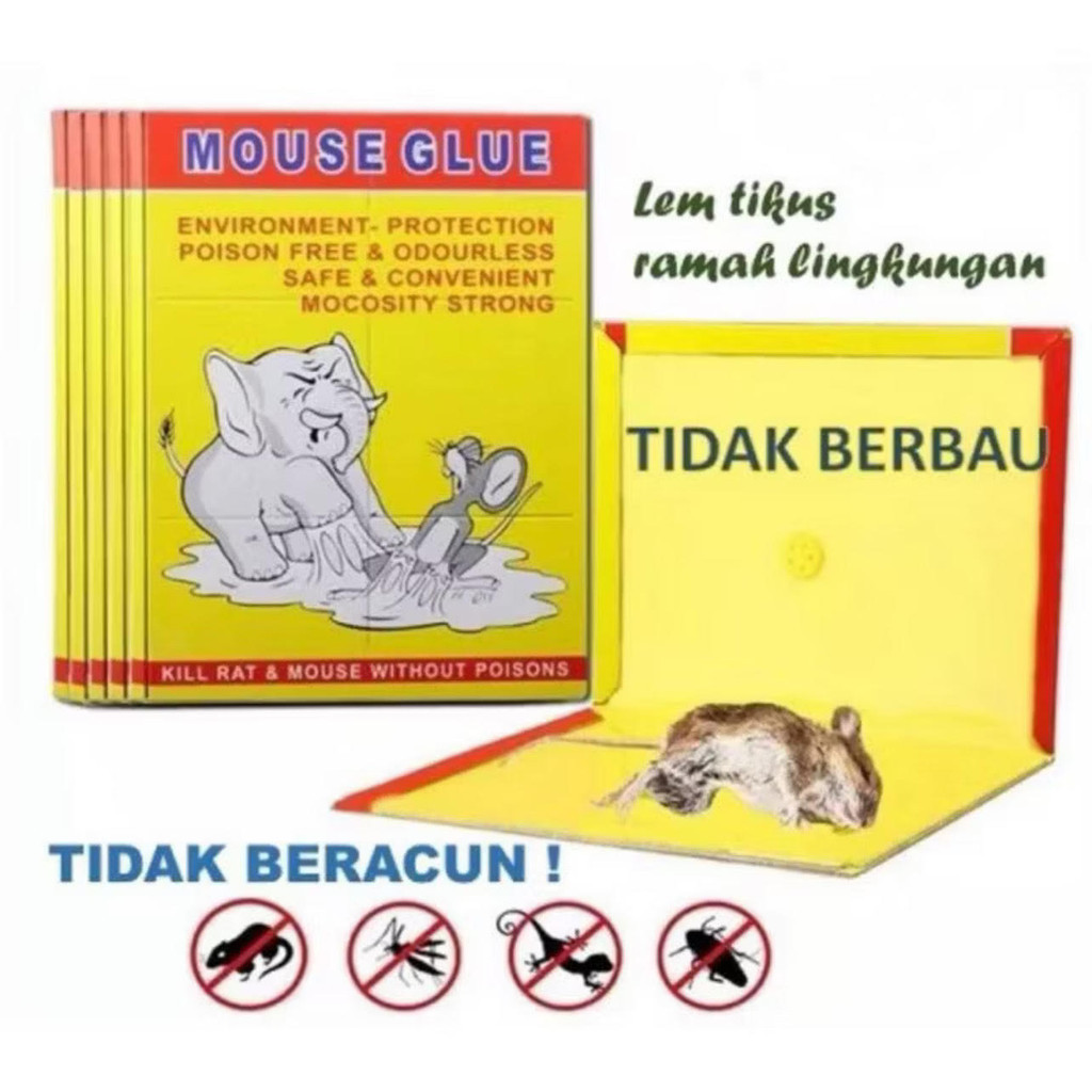 LEM TIKUS / JEBAKAN TIKUS / PERANGKAP TIKUS / PEMBASMI TIKUS / ALAT TANGKAP TIKUS