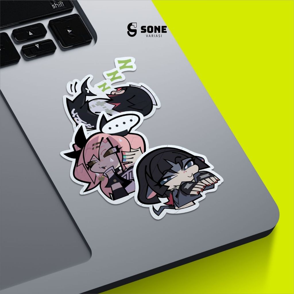 

Stiker Zenless Zone Zero Aesthetic Paper Vinyl Anti Air Aksesoris Laptop Buku Tumbler
